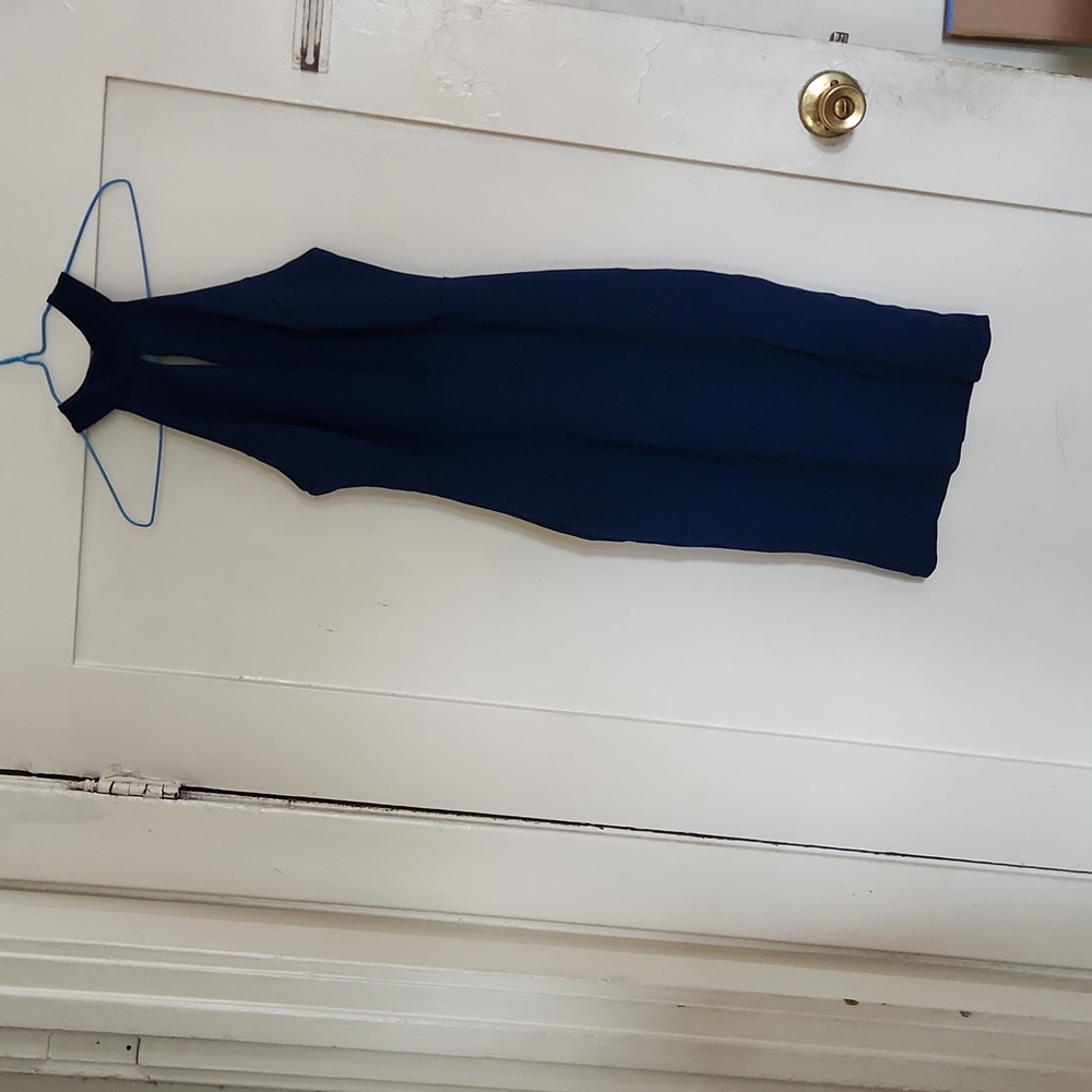 Haltered neck knitted  dress